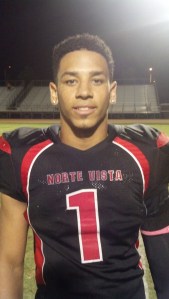 Norte Vista's Freddy Holly rushed for 2,595 yards and 31 TDs this season. / Photo: Dennis Pope