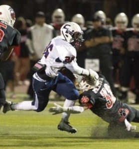 Citrus Hill's Devin Floyd (center) had 17 TDs in '14.