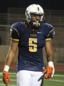 Rialto Carter senior Lokeni Toailoa is one of the top inside linebackers in the nation.