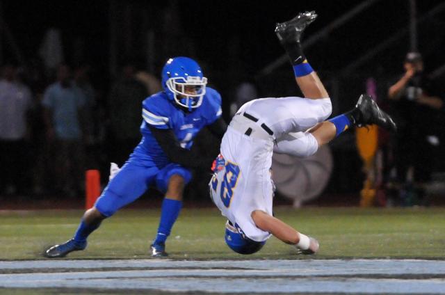 Norco (4-1) upended Serrano (3-2) in Week 5. / Photo by DAVID PARDO for Victorville Daily Press
