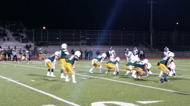 Riverside Notre Dame's offense did click until the second half of its 34-6 victory over San Bernardino Aquinas in Week 13.