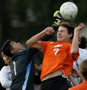 Riverside Poly senior Kyle Avery (No. 7) is an offensive threat.